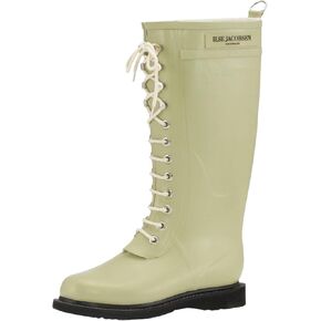 ILSE JACOBSEN HORNBAEK Women's RUB 01 Knee High Rain Boot (Olive Grass, 9)