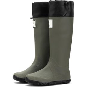 Rain Boots for Men and Women, Waterproof Rubber Boots Anti-Slip Garden Boots Durable Slip Resistant Muck Boots, Comfort Fishing Boots Knee High Work Boots for Outdoor