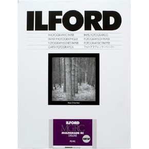 Ilford Multigrade V RC Deluxe Pearl Surface Black & White Photo Paper, 190gsm, 3.5x5, 100 Sheets in Kuwait