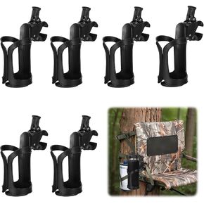 6 Pcs Tree Stand Cup Holder, Stroller Cup Holders, Bike Cup Holder, 360 ° Rotatable Cup Holder Universal Drinks Holder for Stroller, Bike, Wheelchair, Walker, Scooter ﻿