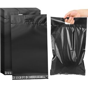 100 Pack Plastic Bags for Adult Diaper Disposal Handle Adult Diaper Disposal Self-Adhesive Strips to Seal in Odours Suitable for Elderly Nappy Care at Home and for Travel (White） (White)