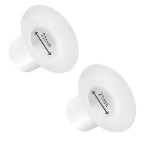 2pc Silicone Flange Inserts 18mm Compatible with Medela/for Spectra S1 S2 / Elvie / S18 S21 / Momcozy S9 S12/ TSRETE 25mm Breast Pump Shields