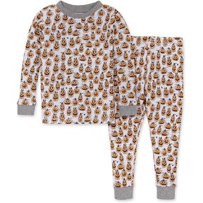 Burt's Bees Baby Baby Girls' Kids 2-Piece Family Jammies, Matching Holiday, Organic Cotton Pjs Pajama Set