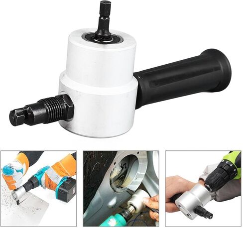 قضم صفائح معدنية، قاطع قابل للتعديل برأس مزدوج 360 درجة، ملحق مثقاب معدني، أداة نجارة فعالة in Kuwait