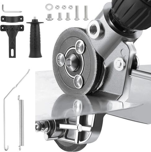 FACULX Electric Drill Sheet Metal Cutter Drill Attachment, Tin Snips for Cutting Metal Sheet，Metal Cutting Tool Adapter for Cutting Various Metals Materials in Saudi Arabia