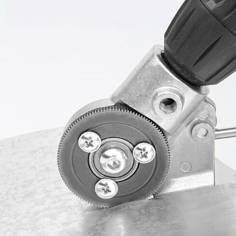 FACULX Electric Drill Sheet Metal Cutter Drill Attachment, Tin Snips for Cutting Metal Sheet，Metal Cutting Tool Adapter for Cutting Various Metals Materials in Saudi Arabia