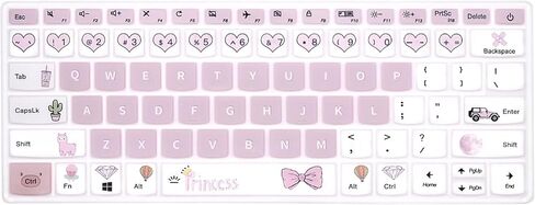 Keyboard Cover for Lenovo Ideapad 14 Keyboard Cover (NO Numric Keypad) for Lenovo14 IdeaPad 14 130 130S 330 330S S340 530S 730S S145 IdeaPad 1,for Lenovo 13.3" IdeaPad 730S,Cream Pink Blue in Kuwait