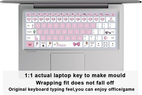 Keyboard Cover for Lenovo Ideapad 14 Keyboard Cover (NO Numric Keypad) for Lenovo14 IdeaPad 14 130 130S 330 330S S340 530S 730S S145 IdeaPad 1,for Lenovo 13.3" IdeaPad 730S,Cream Pink Blue in Kuwait