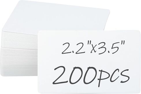 joycraft 200Pcs Blank Business Cards, 3.5" x 2.1" Brown Premium Blank Cards, Message Cards, Small Paper Cards, Index Word Cards, Business Thank You Cards, DIY Gift Cards in Saudi Arabia