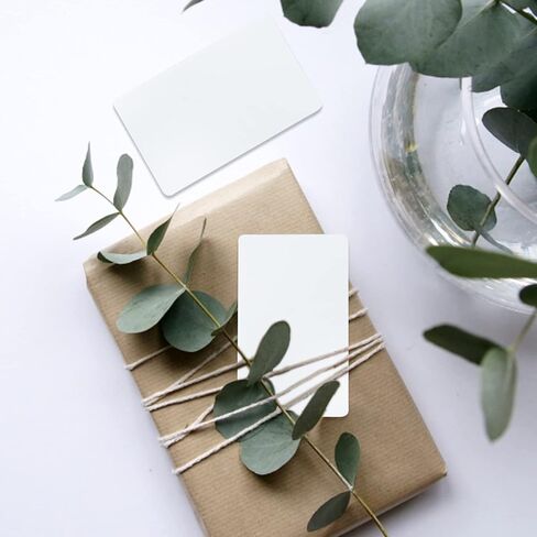 joycraft 200Pcs Blank Business Cards, 3.5" x 2.1" Brown Premium Blank Cards, Message Cards, Small Paper Cards, Index Word Cards, Business Thank You Cards, DIY Gift Cards in Saudi Arabia