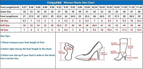 UOQAPRE Womens High Platform Mid Calf Wedges Chunky Booties Heel Round-Toe Side Zip Winter Punk Combat Boots For Women in Saudi Arabia