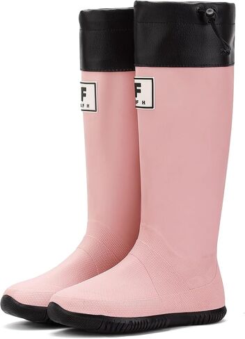 Rain Boots for Men and Women, Waterproof Rubber Boots Anti-Slip Garden Boots Durable Slip Resistant Muck Boots, Comfort Fishing Boots Knee High Work Boots for Outdoor in Saudi Arabia