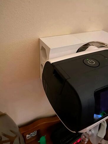 CPAP Wall Mount Shelf for AirSense 11 with CPAP Mask Hook CPAP Hose Hanger, Save Space, Avoids CPAP Hose Tangle in Kuwait