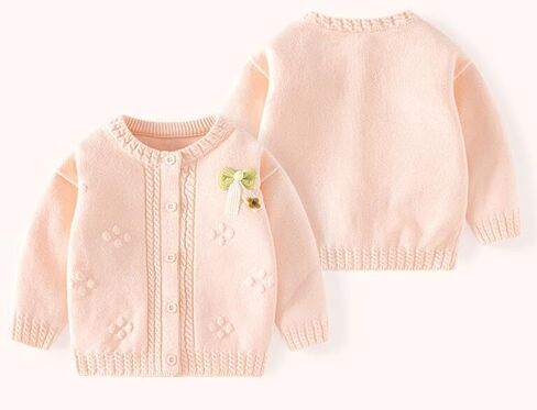 Boys Girls School Uniform Cardigan Sweater Soft Cotton V-Neck Soft Cotton Knit Outerwear in Kuwait