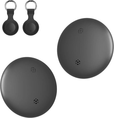 Air Tracker Tags,Luggage Tracker Key Finder Item Locator Works with Apple Find My (iOS only),Track Your Keys, Wallet, Suitcase,Bicycle,IP67 Waterproof,with Case w. Keychain (1 - Pack) in Kuwait