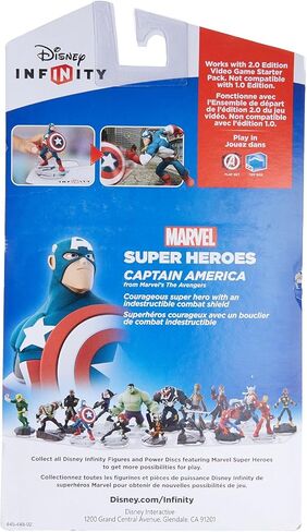 Disney Infinity: Marvel Super Heroes (2.0 Edition) Captain America Figure - Not Machine Specific in Saudi Arabia