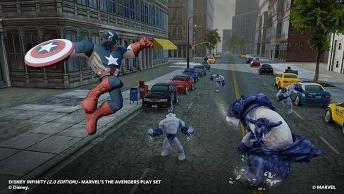 Disney Infinity: Marvel Super Heroes (2.0 Edition) Captain America Figure - Not Machine Specific in Saudi Arabia