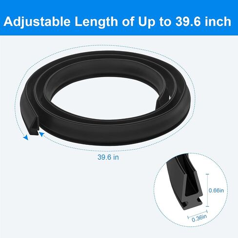 Storm Door Sweep Replacement for Larson & Pella, Storm Door Expander Sweep, for Vinyl and Metal Door Seal Sweep Rubber Strip, Storm Door Seal Rubber Strip (2 Specifications) in Kuwait