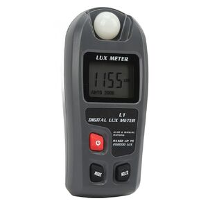 Illuminance Meter, Digital Light Meter Luxmeter Illuminance Tester LCD Display Auto Shutdown Illuminometer Light Meter, Light Meters Photometers