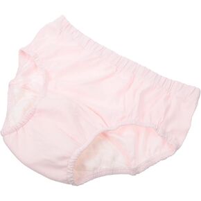 Adult Diapers Cotton Underwear Leak Diapers Adult Cloth Diaper Cover Active Waterproof Leakproof Pants for Adults Elderly Pink XXL