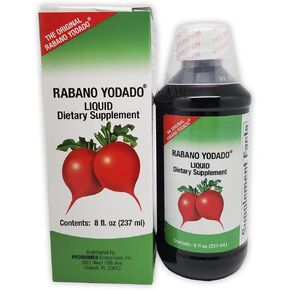 Rabano Yodado De "El Salvador" Dietary Supplement (8oz Single Bottle)