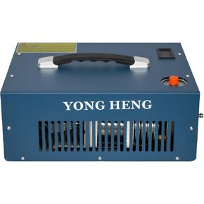 YONGHENG PCP Air Compressor, Auto-shutoff 4500Psi/30Mpa Set-pressure Air Gun and Paintball Tank Pump with Water/Oil Separator, Built-in Power Adapter(110V AC or 12V Car Battery)