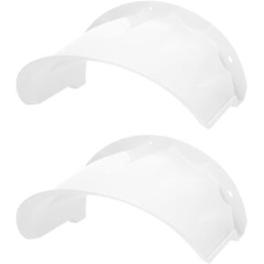 2pcs Universal Sun Rain Shade Camera Cover Shield Outdoor Security Survielance Camera Shield Protector Protective Roof for Nest/Ring//Dome/Bullet Outdoor Camera