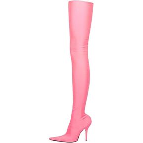 pleaser tan boots for women Over the knee high Sexy Black thigh high boots Side Zipper stiletto heels green brown stripper high heel purple boots