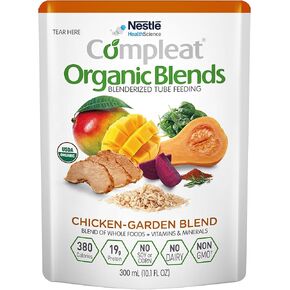 Compleat Organic Blends Chicken-Garden, 10.1 fl oz Pouch, 8 Count