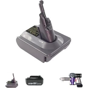 for V8 Battery Adapter, Convert Power Tool Battery to for V8 Battery Replacement (for Milwaukee to for Dyson V8 Battery)