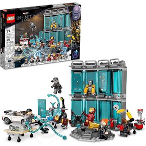 LEGO Marvel Iron Man Armory 76216 Building Toy Set for Kids, Boys, and Girls Ages 7+ (496 Pieces)