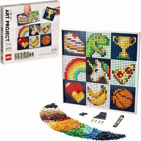 LEGO 21226 Art: Project – Create Together Set, Canvas Wall Art Décor, Collaborative Creative Activity for Kids and Adults, Mosaic Crafts Kit in Kuwait
