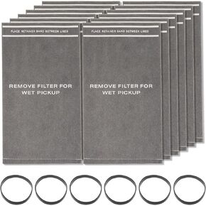 9-38737 Reusable Wet Dry Dust Cloth Filter Bag fit for Most Craftsman 2 to 2.5 Gallon Shop Vacuums and Powerhead Bucket Vac(4 Shop Vacuum Bags With 2 Retaining Band)