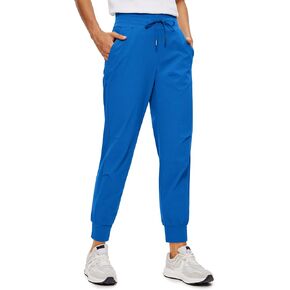 CRZ YOGA Women's High Waisted Lightweight Athletic Joggers 27.5" - Travel Workout Casual Outdoor Hiking Pants with Pockets