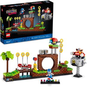 LEGO Ideas Sonic The Hedgehog – Green Hill Zone 21331 Building Kit; Nostalgia Gift for Yourself, Any Millennial Sonic The Hedgehog Fan or Lover of 1990s Computer Game Memorabilia (1,125 Pieces)