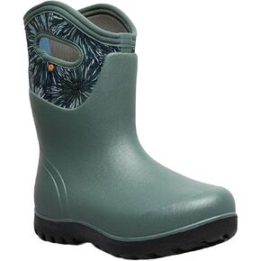 BOGS Women's Neo-Classic Mid-Firework Floral Rain Boot