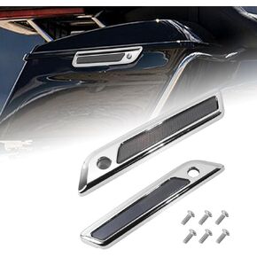Saddlebag Outer Lid Hinge Light Kits for Harley Glide Road King Touring Side Case Cover 2014-2023 Motorcycle Side Box Cover Light 2Pcs Left+Right Electric Red - Upgrade Riding Experience