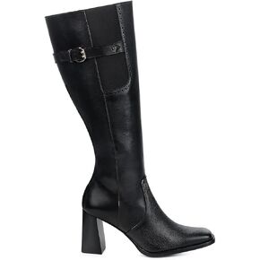 FRANCO CUADRA Boot for Women in Genuine Python Leather F31RSTS Black