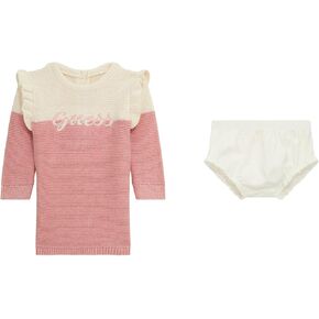 GUESS baby-girls Eco Knit Dress and Diaper Cover