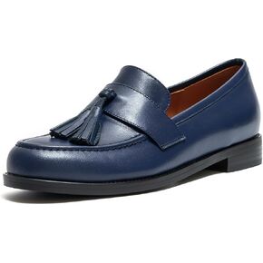 Women's Casual Flat Leather Tassel Loafer