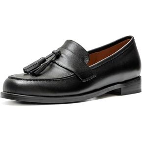 Women's Casual Flat Leather Tassel Loafer