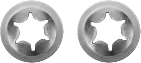 Xiaoyztan 100 Pcs Internal Tooth Lock Washers Stainless Steel Bearing Retaining Locking Rings for Hand-Truck Wheels Stroller Furniture Caster(10mm OD x 3mm Hole) in Saudi Arabia