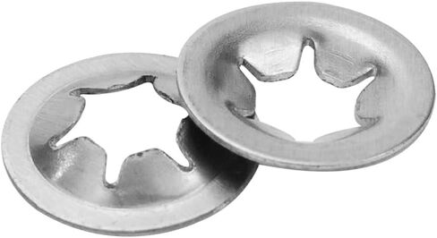 Xiaoyztan 100 Pcs Internal Tooth Lock Washers Stainless Steel Bearing Retaining Locking Rings for Hand-Truck Wheels Stroller Furniture Caster(10mm OD x 3mm Hole) in Saudi Arabia