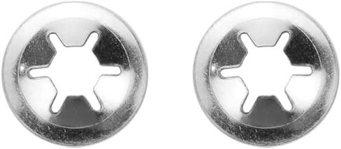 Xiaoyztan 100 Pcs Internal Tooth Lock Washers Stainless Steel Bearing Retaining Locking Rings for Hand-Truck Wheels Stroller Furniture Caster(10mm OD x 3mm Hole) in Saudi Arabia
