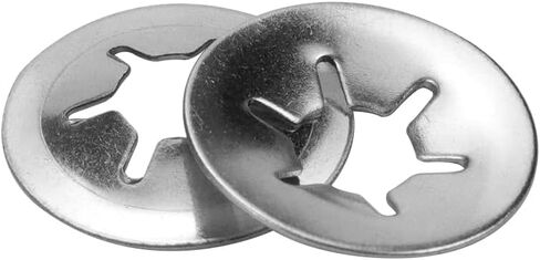 Xiaoyztan 100 Pcs Internal Tooth Lock Washers Stainless Steel Bearing Retaining Locking Rings for Hand-Truck Wheels Stroller Furniture Caster(10mm OD x 3mm Hole) in Saudi Arabia