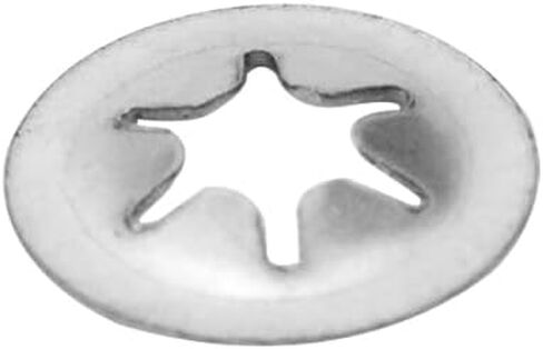 Xiaoyztan 100 Pcs Internal Tooth Lock Washers Stainless Steel Bearing Retaining Locking Rings for Hand-Truck Wheels Stroller Furniture Caster(10mm OD x 3mm Hole) in Saudi Arabia