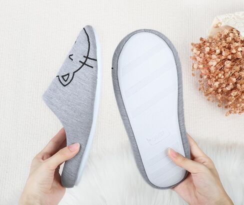 DICUIRD Women's Animal Fleece Home Slippers with Hard Sole, Comfortable Indoor or Outdoor Animal Bedroom Shoes in Saudi Arabia