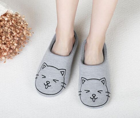 DICUIRD Women's Animal Fleece Home Slippers with Hard Sole, Comfortable Indoor or Outdoor Animal Bedroom Shoes in Saudi Arabia