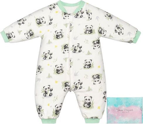 SIMYJOY Toddler Sleep Sack with Feet 2.5 TOG Quilted Toddler Sleeping Bag with Legs Winter Toddler Wearable Blanket 6M-2T in Saudi Arabia