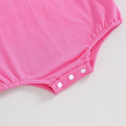 Merqwadd Baby Boy Girl Bubble Romper Infant Oversize Plain Crewneck T-Shirt Bodysuit Tops in Saudi Arabia